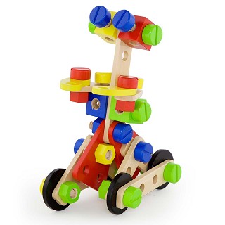 Viga Toys - Jeu de Construction de Construction - 68 pieces